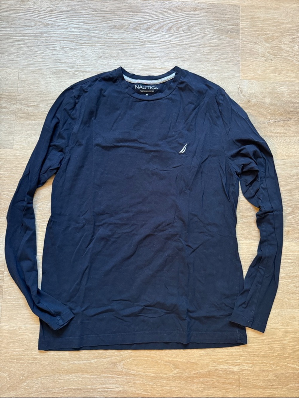 Nautica Navy Blue Long Sleeve Shirt